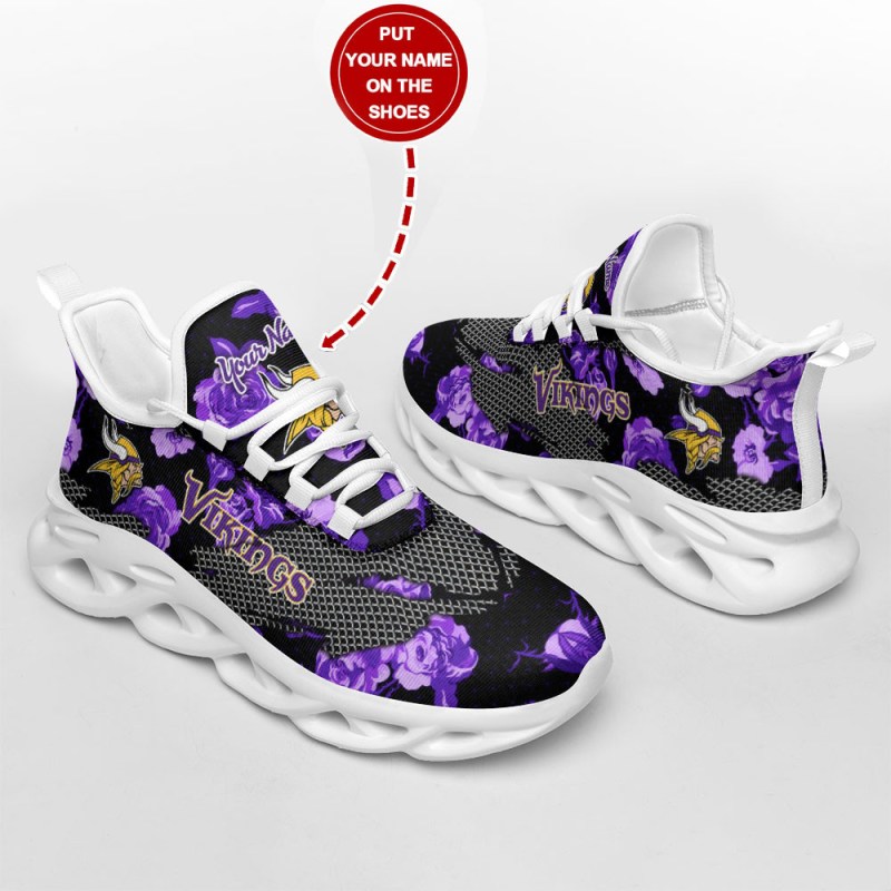 Minnesota Vikings Personalized Yezy Running Sneakers