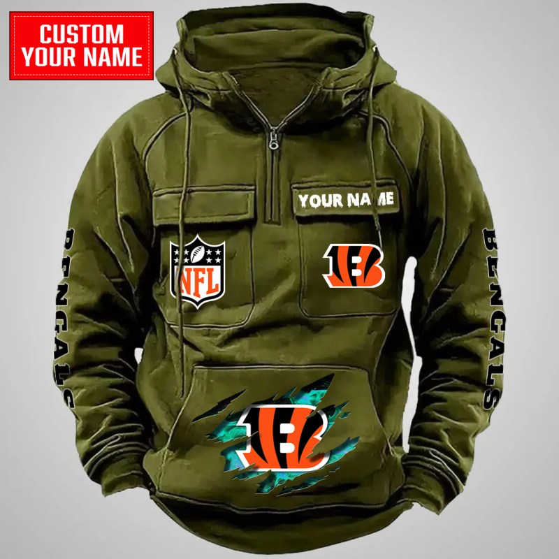Cincinnati Bengals Hoodie Green