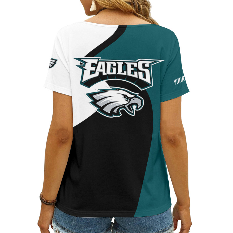 Eagles Customized V-neck T-shirt