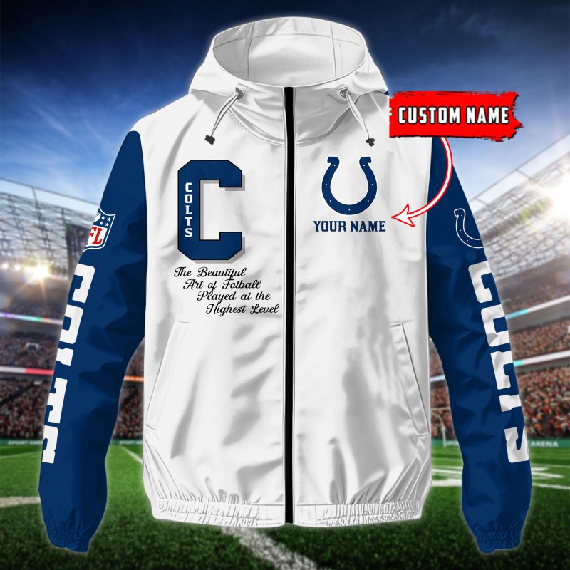 Indianapolis Colts Outdoor Jacket - Side View
