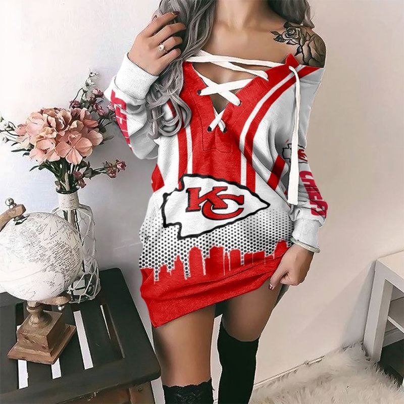 Kansas City Chiefs Lace-Up Sweatshirt