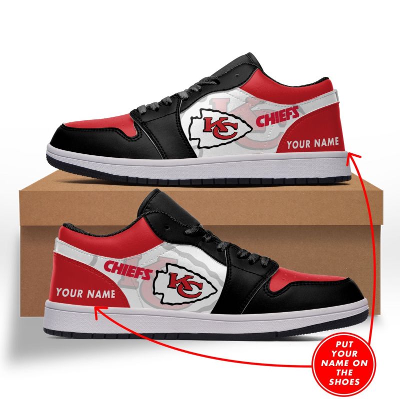 Kansas City Chiefs Sneakers Side View