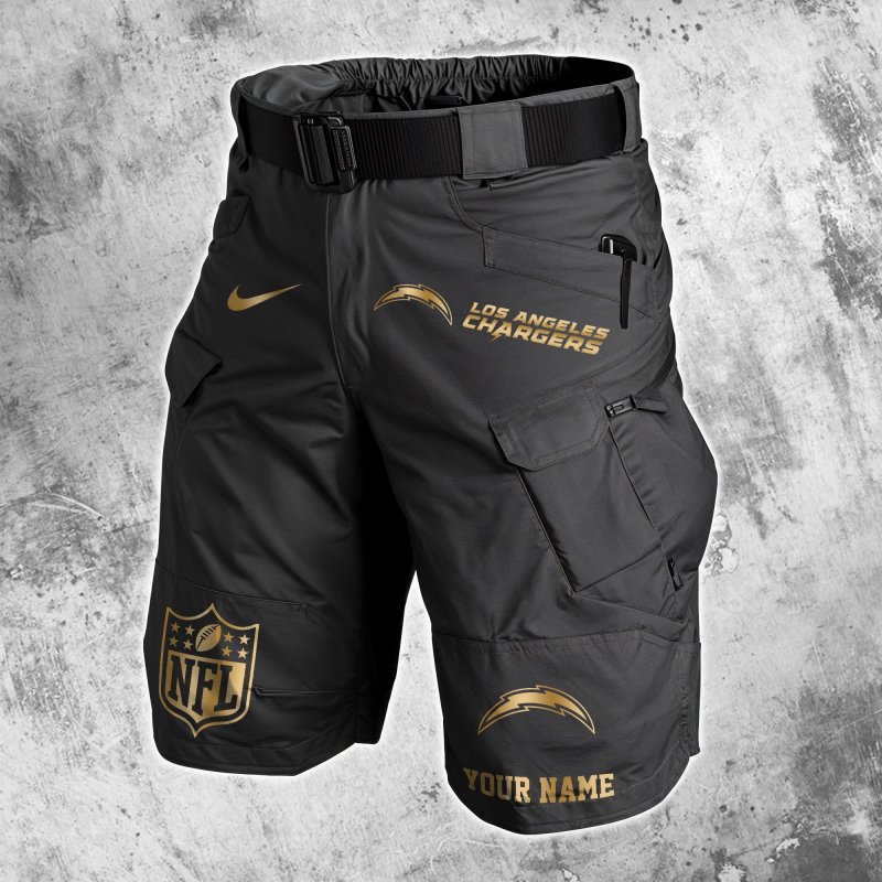 Los Angeles Chargers Black Shorts