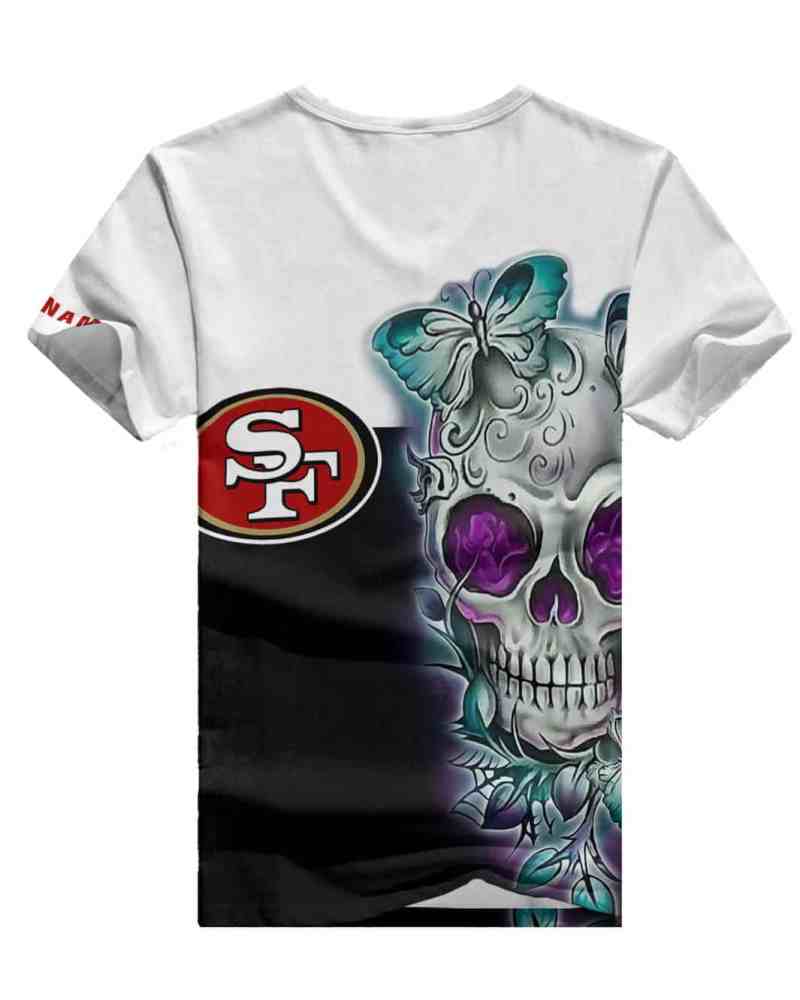49ers V-neck Tee Back