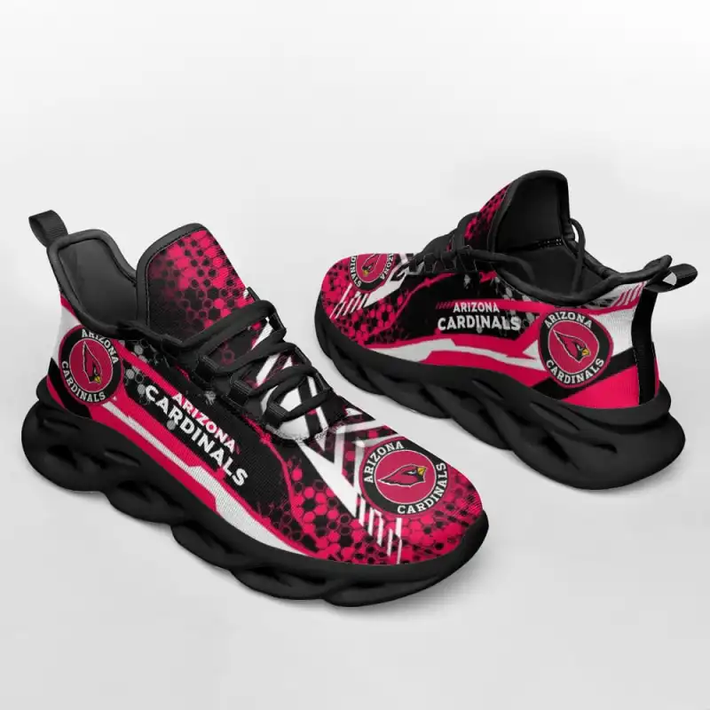 Arizona Cardinals Yezy Running Sneakers Side View