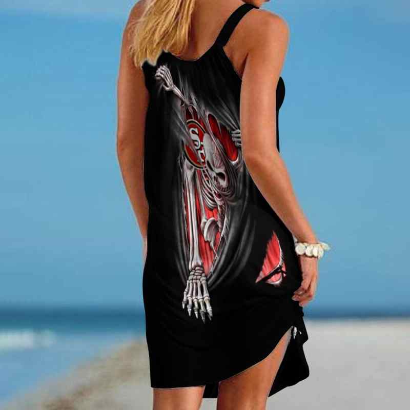 San Francisco 49ers Beach Dress Back