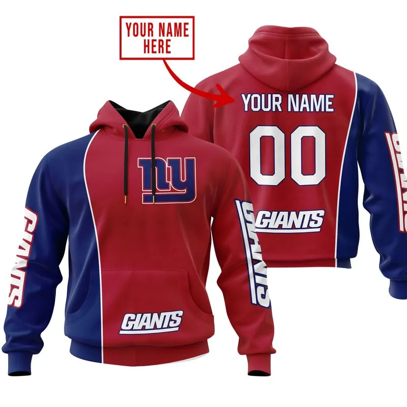New York Giants Personalized Hoodie
