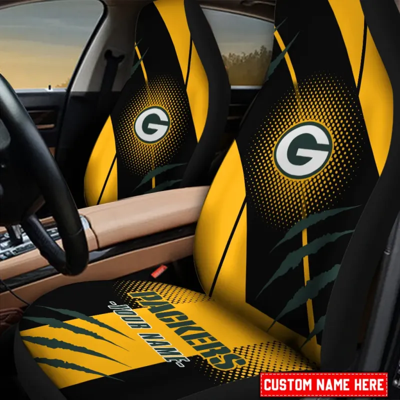 Green Bay Packers Personalized Car Seat Covers