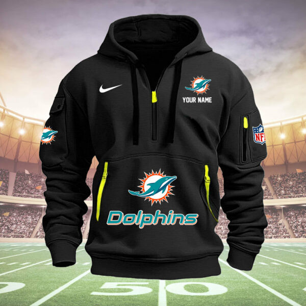 Miami Dolphins Hoodie Back View