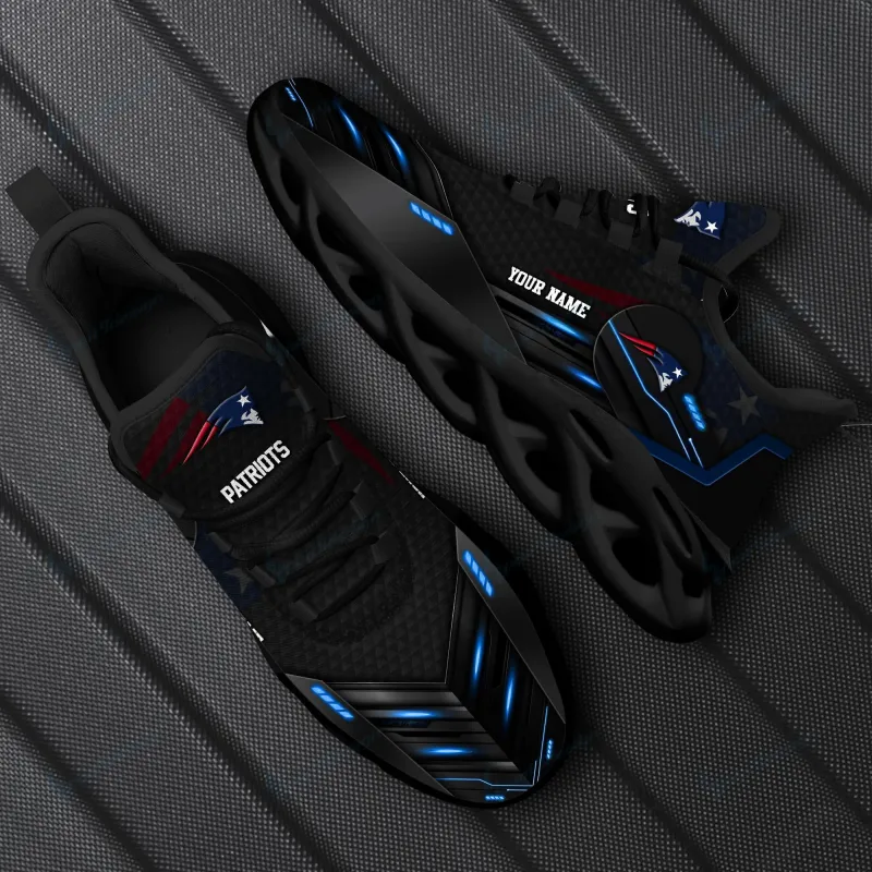 New England Patriots Personalized Yezy Running Sneakers