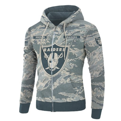 Las Vegas Raiders Personalized All Over Printed Sweater 3