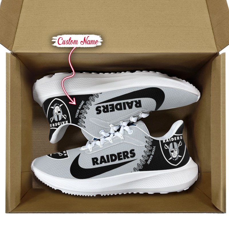 Las Vegas Raiders Lightweight Patch Decor Shoes