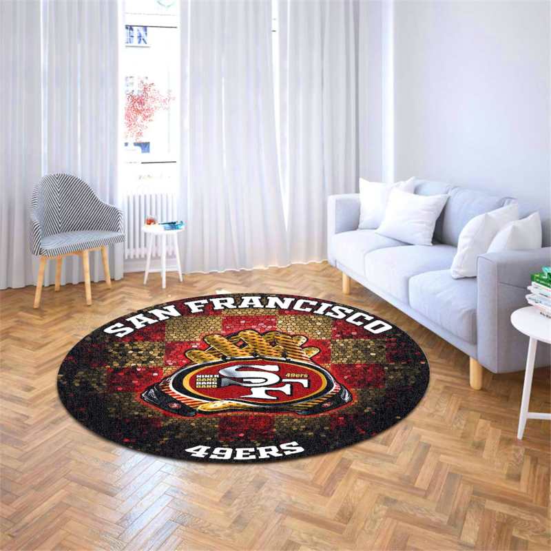 San Francisco 49ers Round Rug