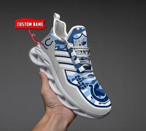 Indianapolis Colts Personalized Yezy Running Sneakers