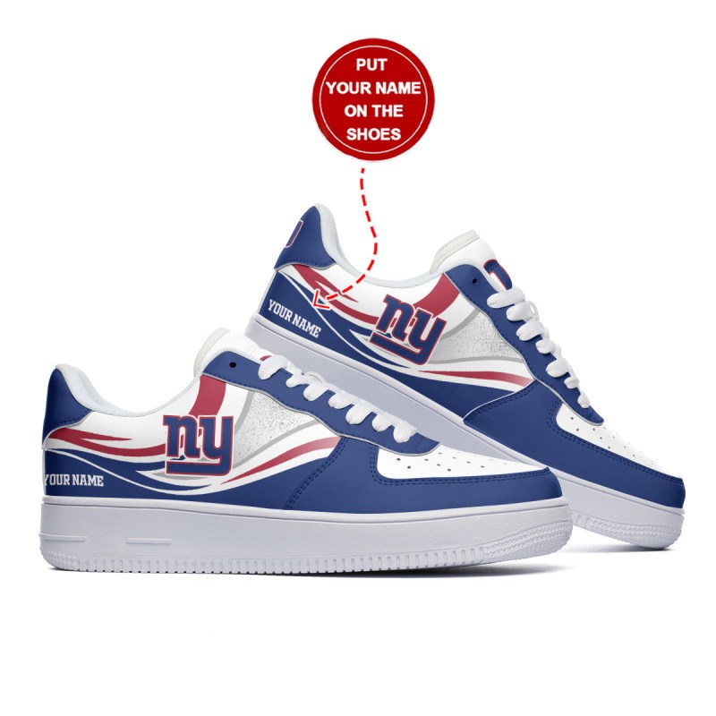 Personalized New York Giants AF1 Shoes