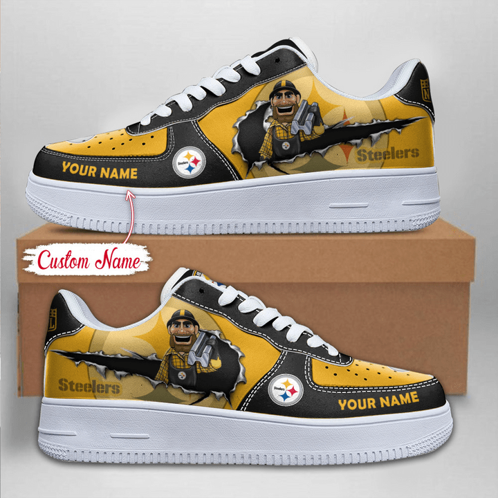 Side View of Pittsburgh Steelers Air Force 1