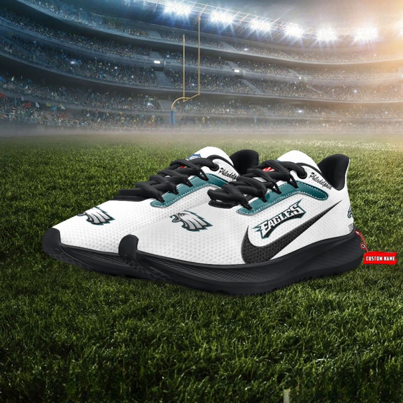 Philadelphia Eagles Lightweight Patch Decor Running Shoes