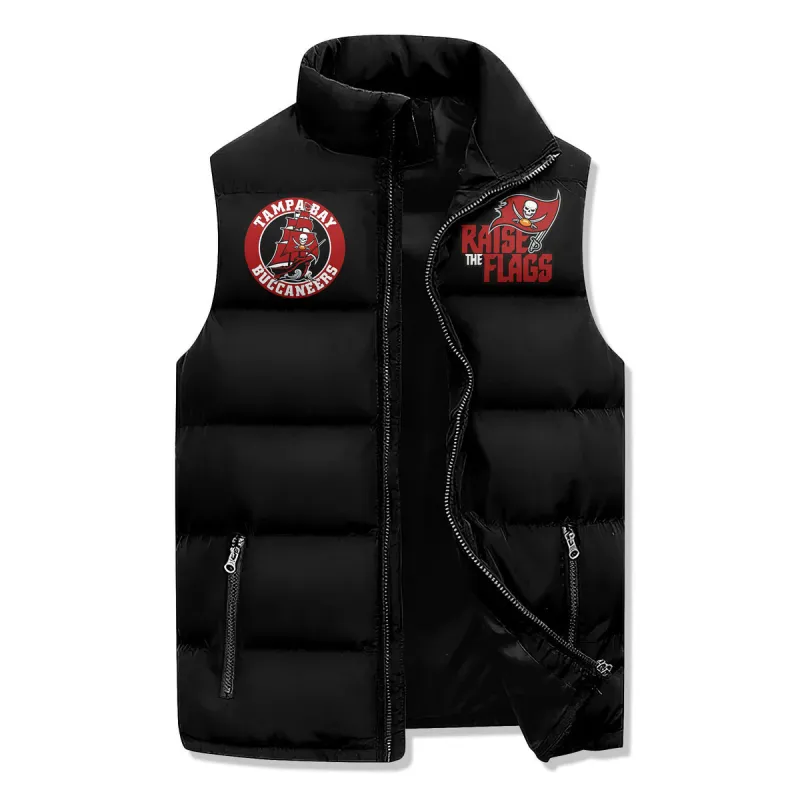 Tampa Bay Buccaneers Premium Sleeveless Jacket Front View