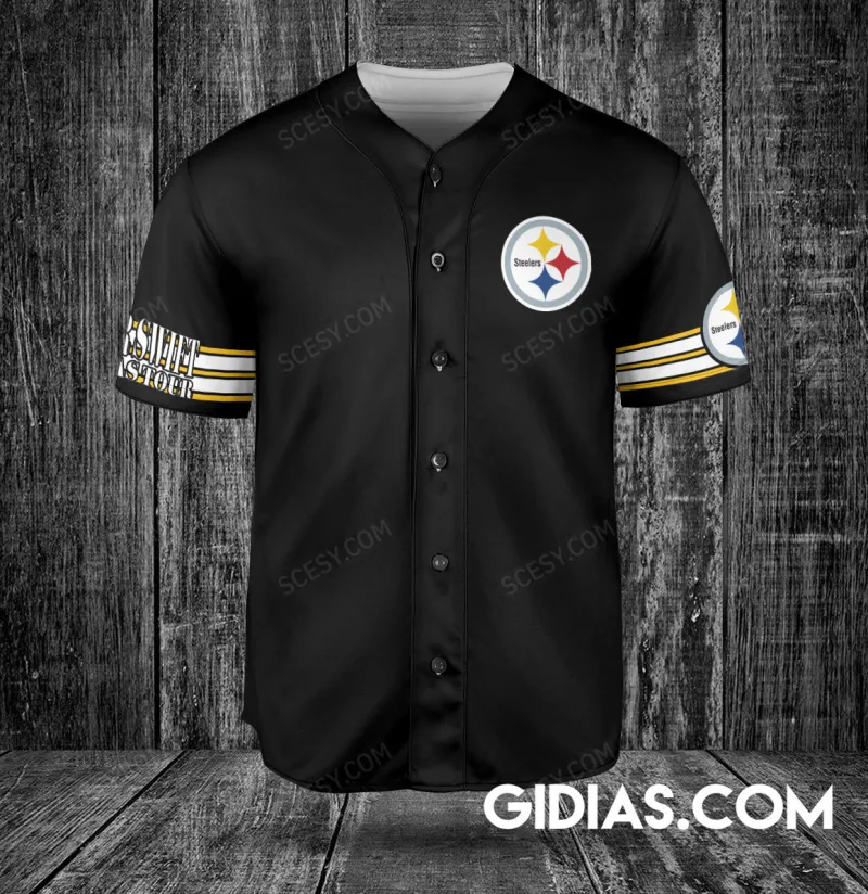 Pittsburgh Steelers Taylor Swift Baseball Jersey - Back View
