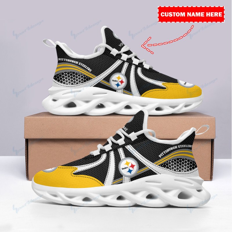 Pittsburgh Steelers Personalized Yeezy Running Sneakers