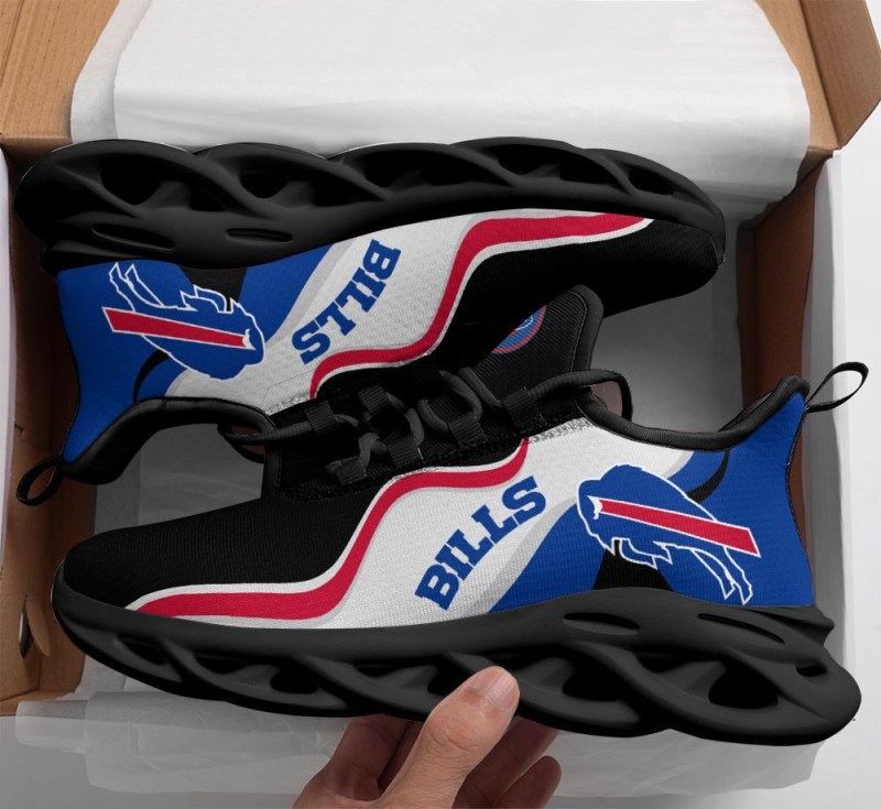 Buffalo Bills Yezy Running Sneakers Front View