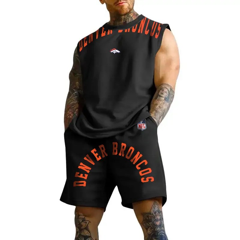 Denver Broncos Jersey Tank Top and Shorts