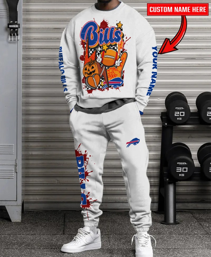 Buffalo Bills Unisex Sweatshirt and Sweatpants Set