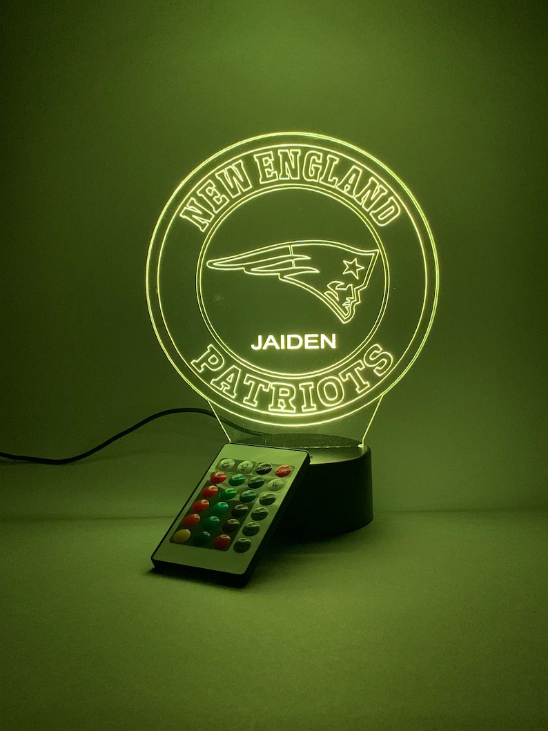 3D Lamp featuring NFL team logo