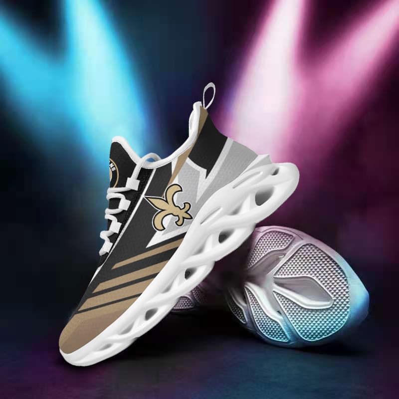 New Orleans Saints Yezy Running Sneakers Image 4