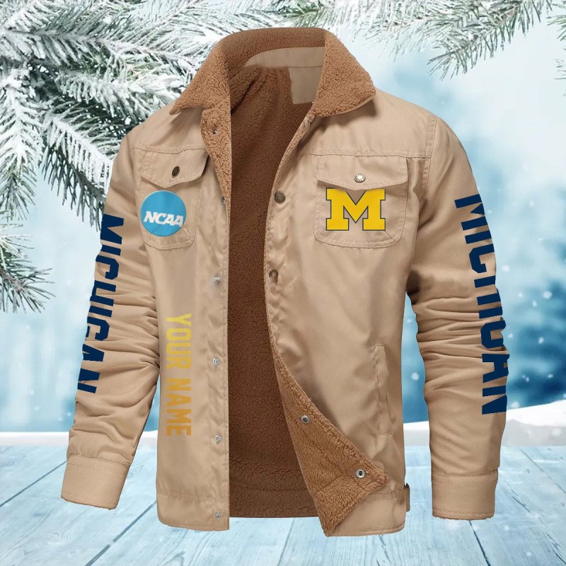 Michigan Wolverines Jacket Image 3