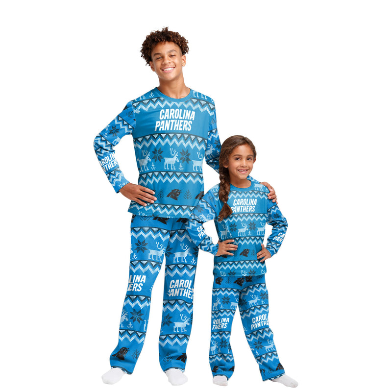 Cozy Carolina Panthers Holiday Pajamas