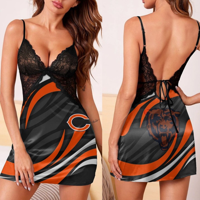 Chicago Bears Slip Dress Image 3