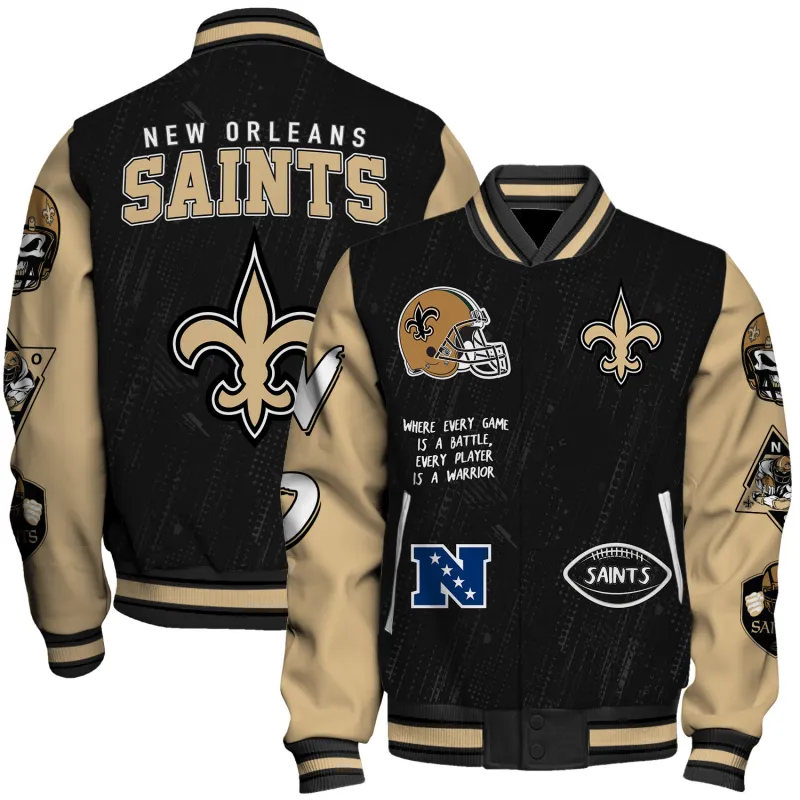 New Orleans Saints Varsity Jacket