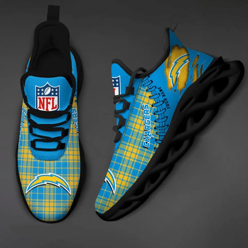 Chargers Personalized Sneakers