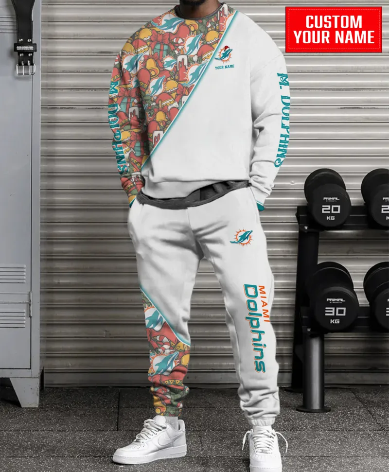Miami Dolphins Ugly Christmas Sweater Combo