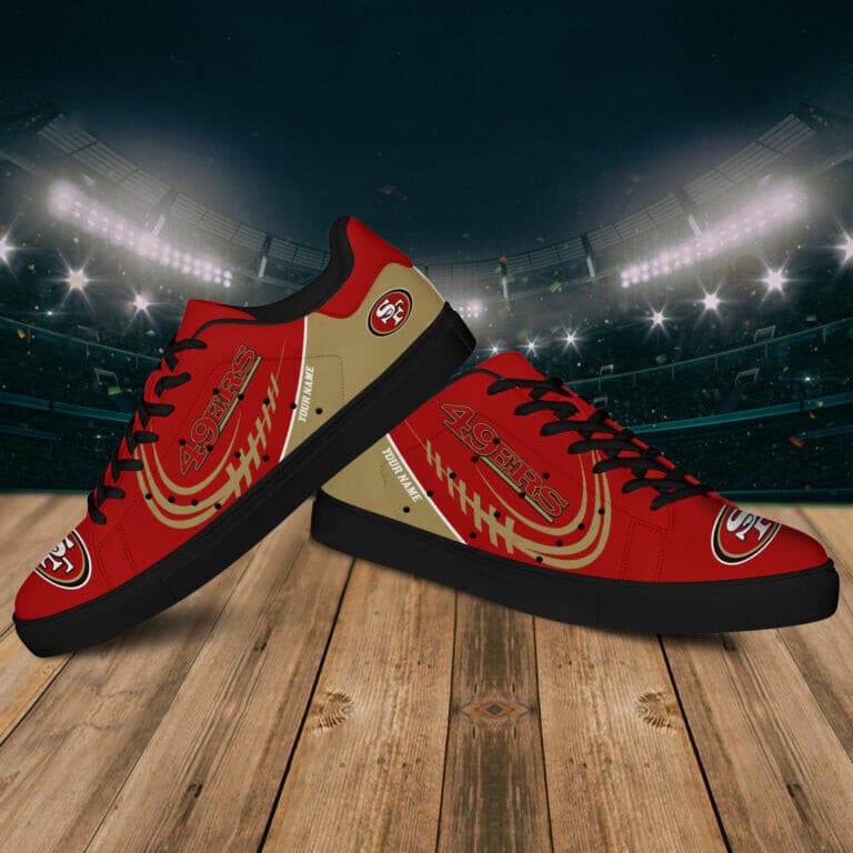 Vegan San Francisco 49ers Custom Sneakers