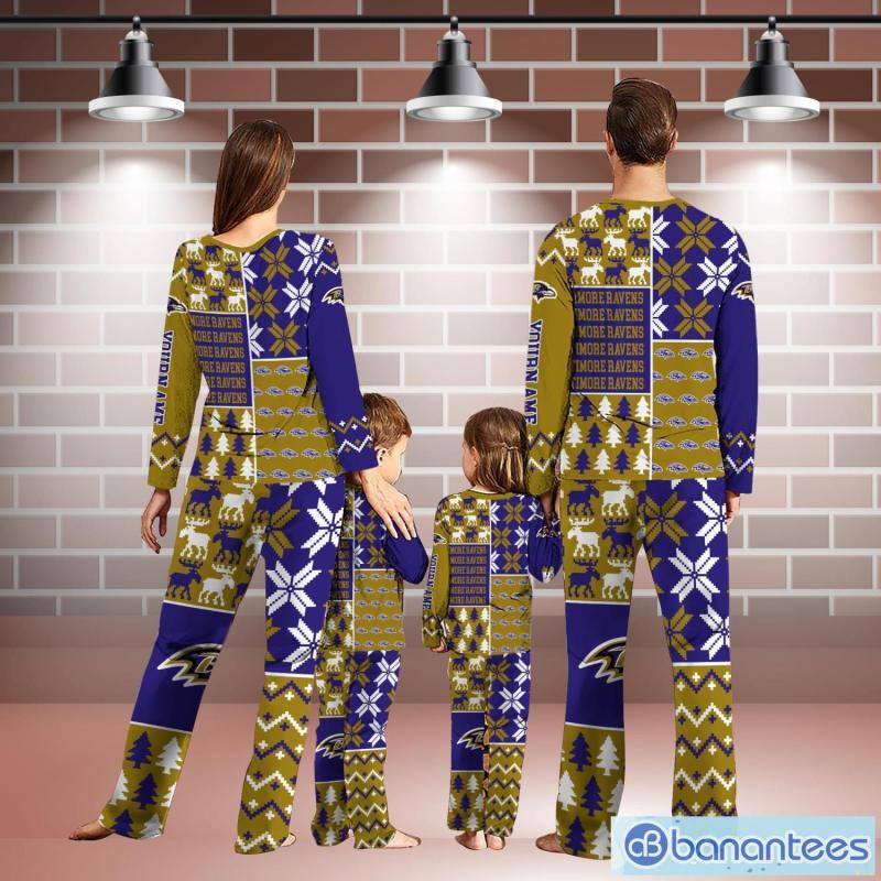 Baltimore Ravens Pajamas Set Christmas Gift - 1