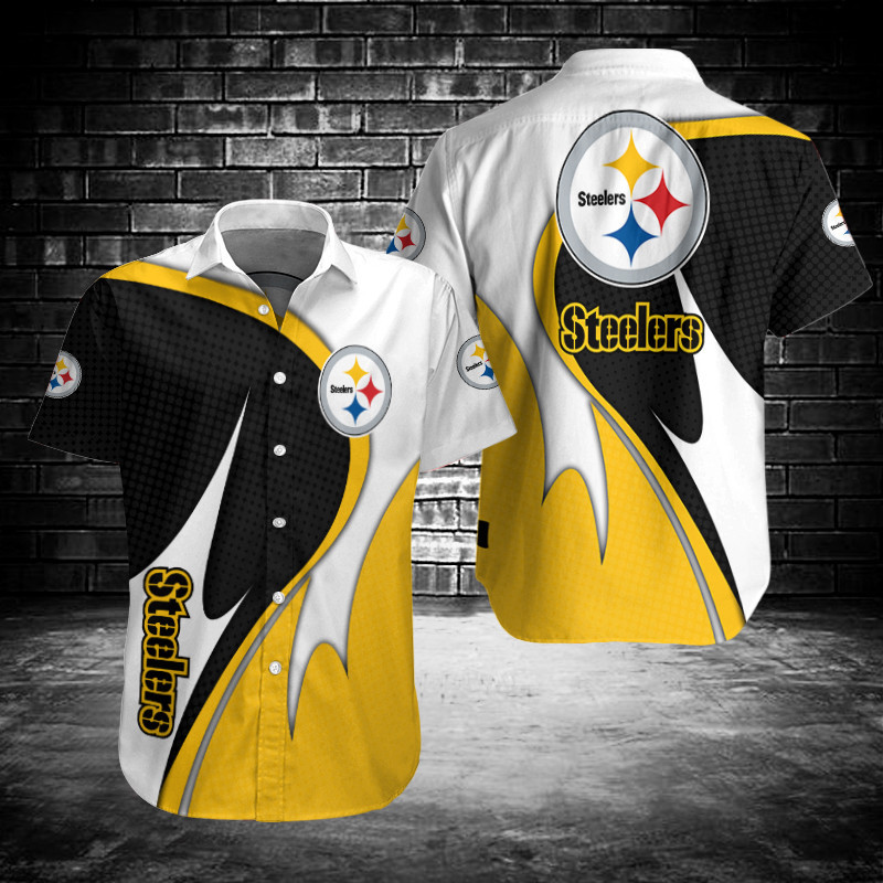 Pittsburgh Steelers Button Shirt BG788 Sizing Chart