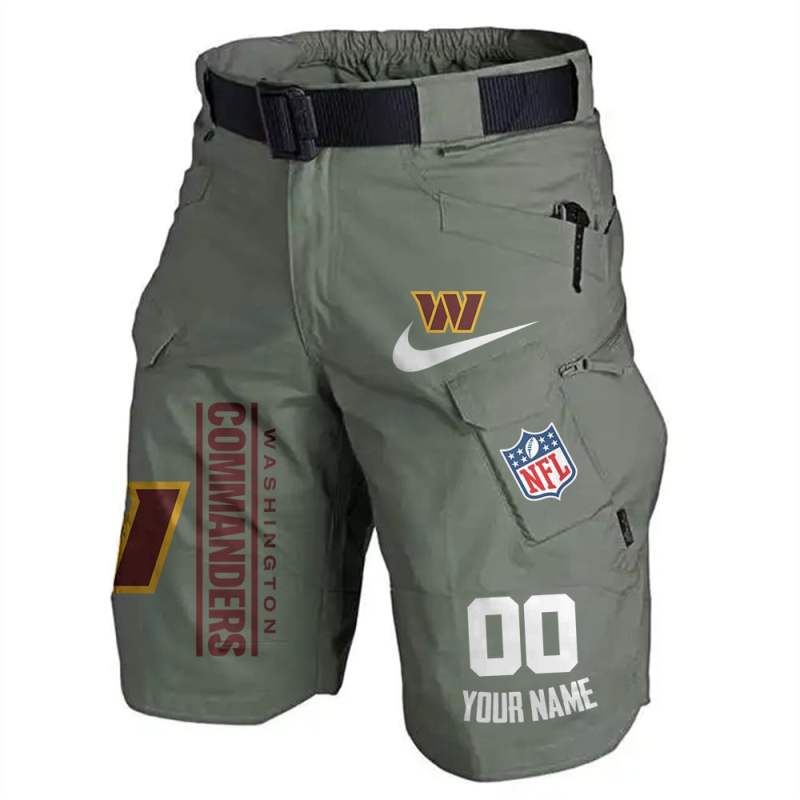Washington Commanders Front Pockets Men Shorts - Side View