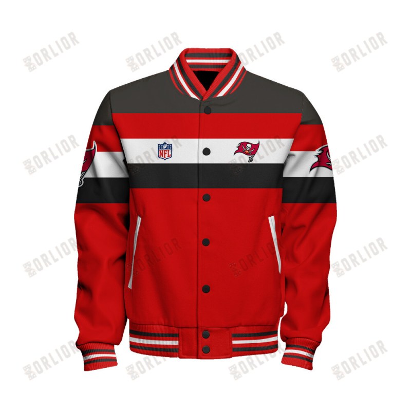 Tampa Bay Buccaneers Varsity Jacket Side View
