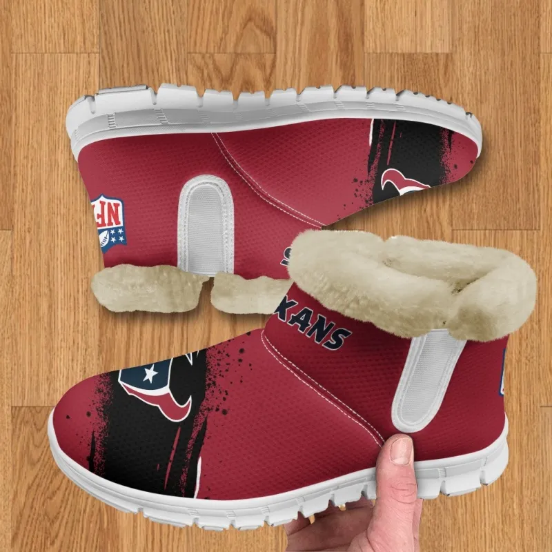 Houston Texans Comfy Winter Snow Boots