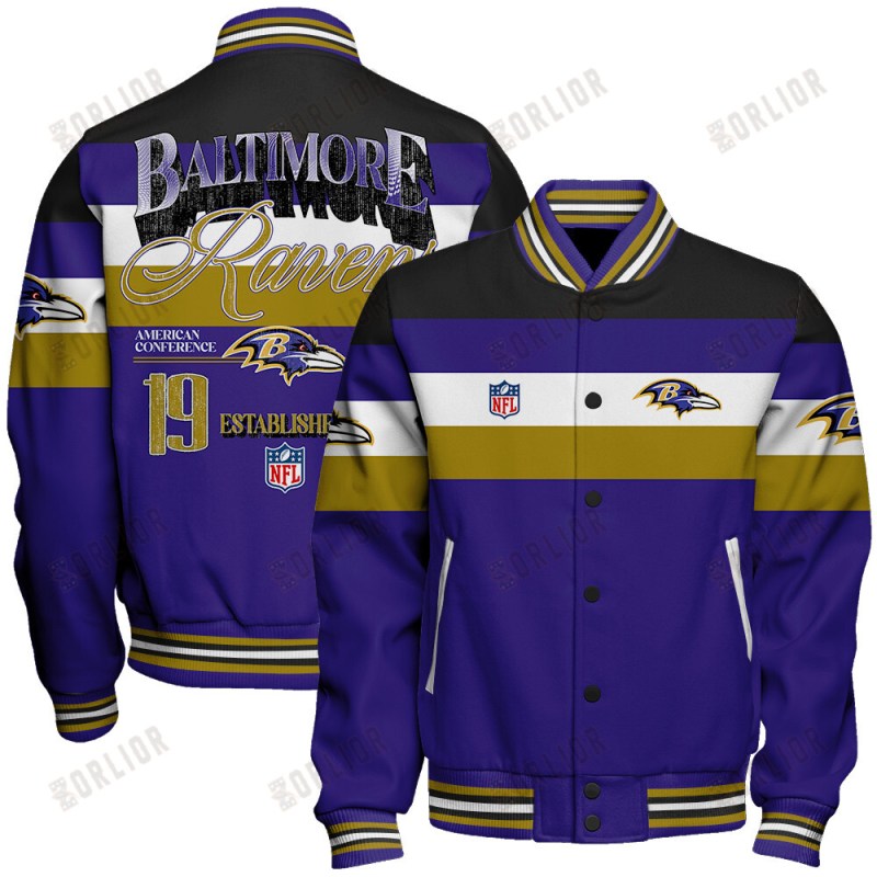 Baltimore Ravens Varsity Jacket Image 1