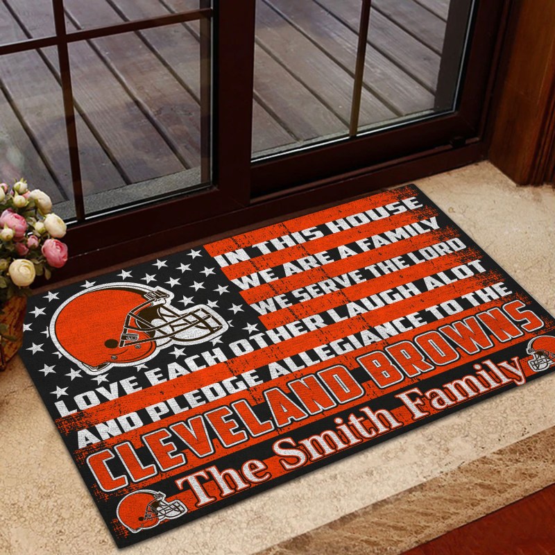 Cleveland Browns Personalized Doormat