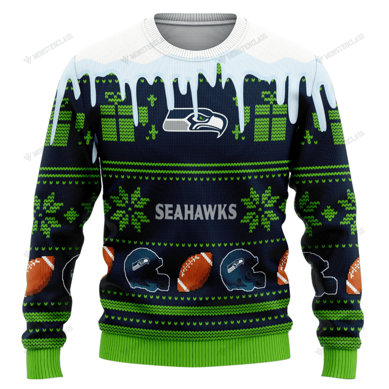 Seattle Seahawks Woolen Sweater