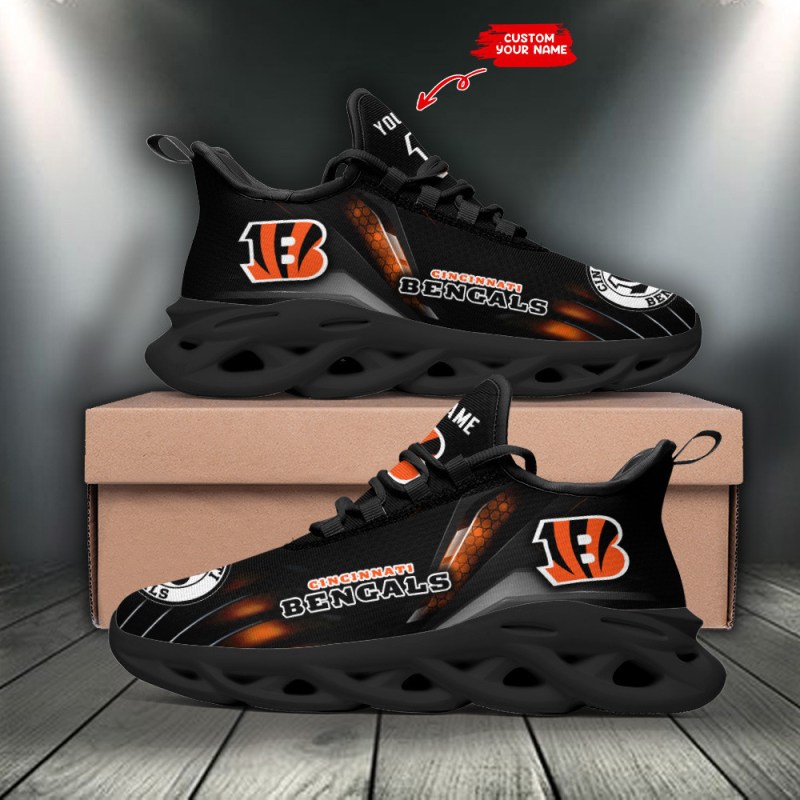 Cincinnati Bengals Yezy Sneakers Top View