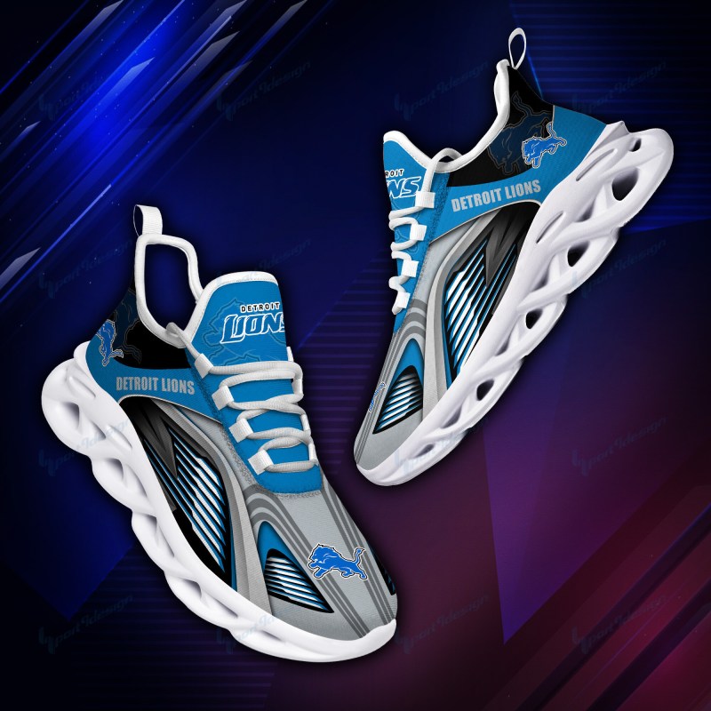 Detroit Lions Yezy Running Sneakers