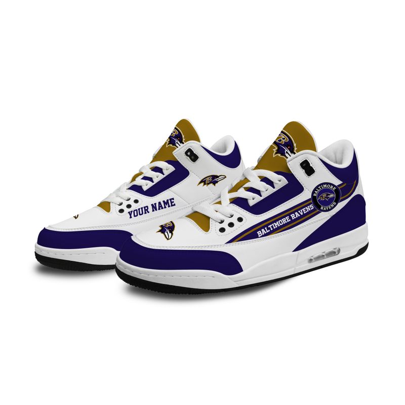 Baltimore Ravens JD03 Shoes Side View