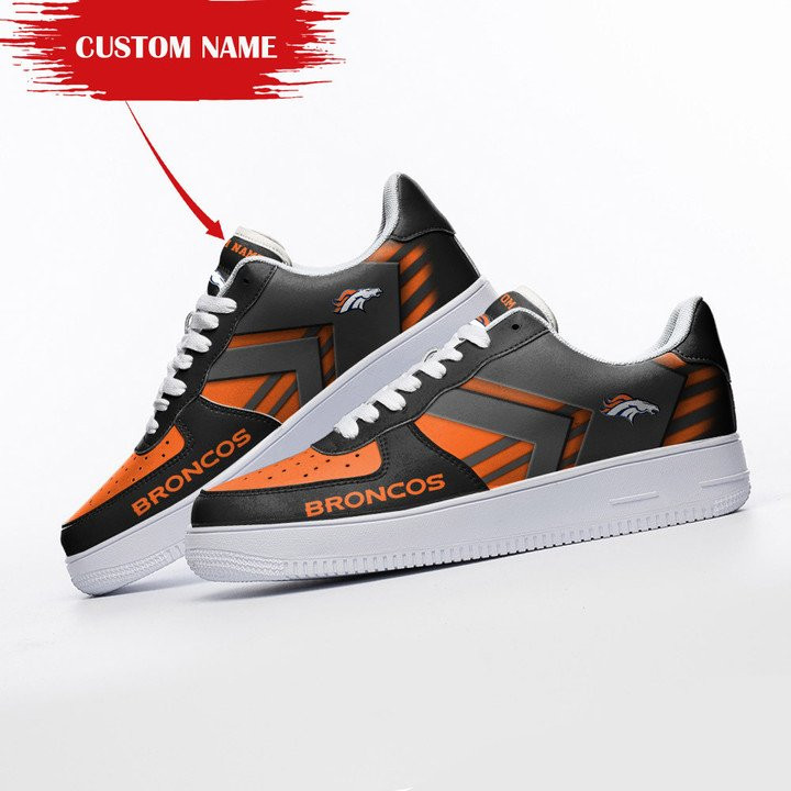Denver Broncos AF1 Shoes Side View