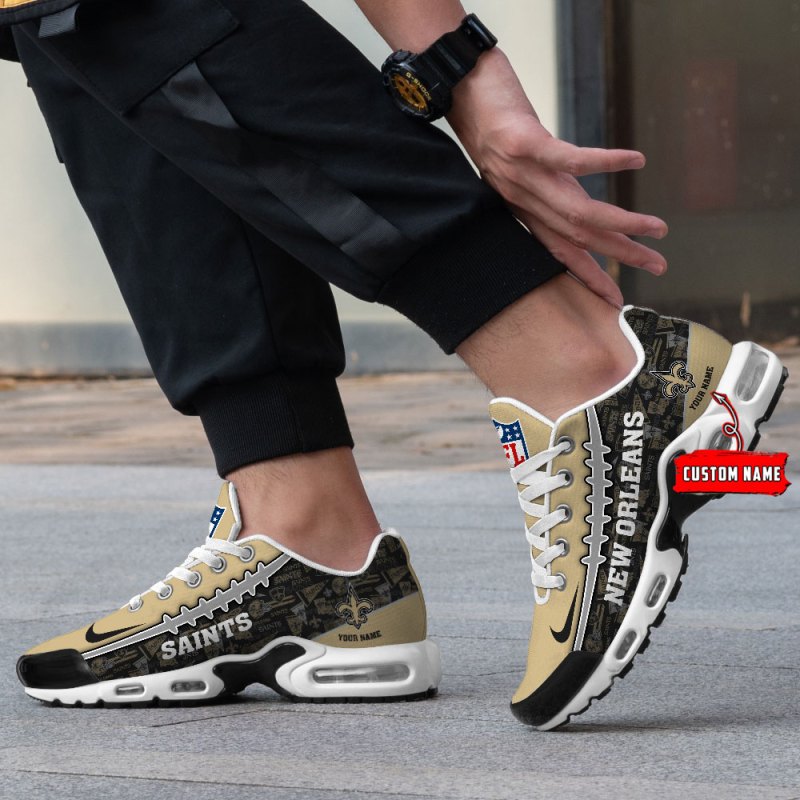 New Orleans Saints T-N Youth Sneakers Image 3