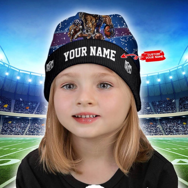 Buffalo Bills Personalized Wool Beanie